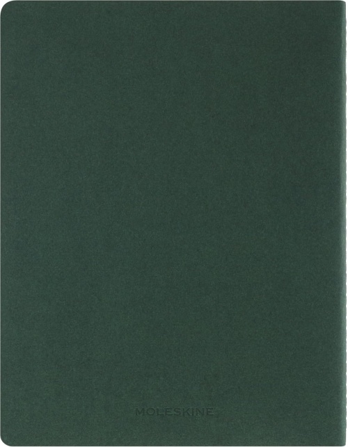 Zeszyt Moleskine Student Cahier XXL (21.6X27.9 cm) Gładki Zielony Mirt (Moleskine Student XXL Plain Myrtle Green Soft Cover) - 8056999276911